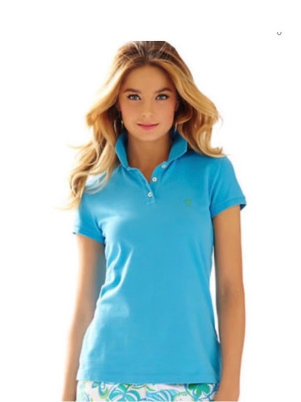 Lilly Pulitzer Vintage Polo in Blue Y2K Preppy